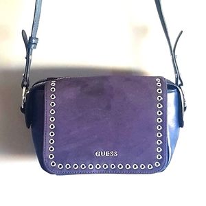 Guess purse navy blue